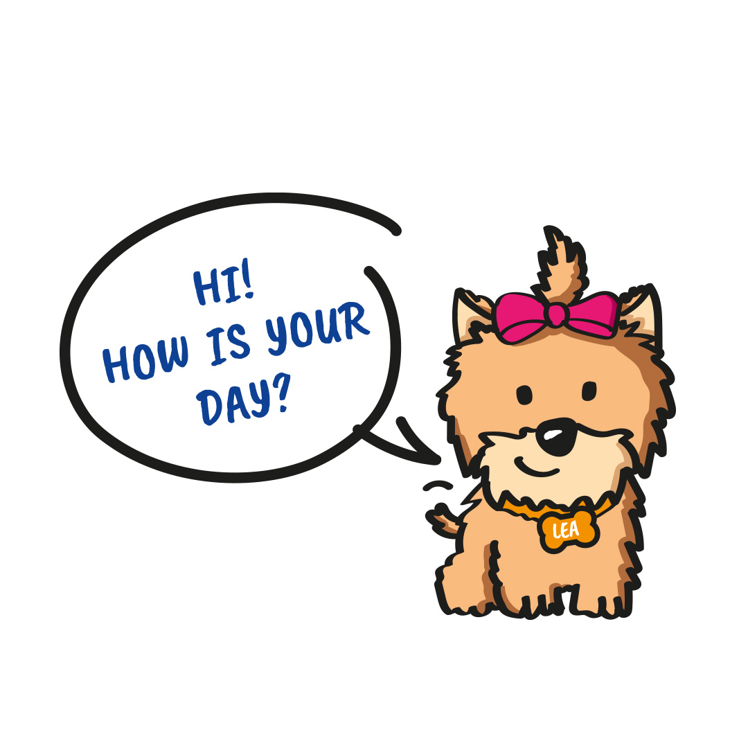 Funny dog illustration avatar